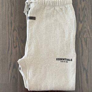 Fear of God Essentials Heather Gray Sweatpants